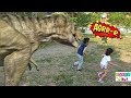 Pretend Play | Invasion of Dinosaur, Zombie and Dragon with Fire | Escape plan