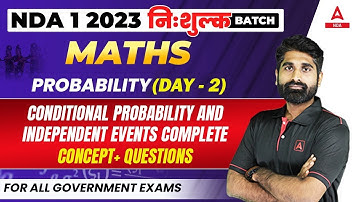 NDA 1 2023 | Probability in Maths for NDA 1 2023 Exam Preparation | NDA 2023 Free Classes