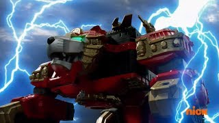 Power Rangers Ninja Steel - The Royal Rumble - Lion Fire Megazord Fight Episode 15