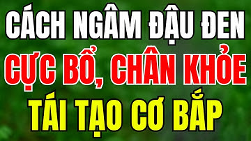 Người Cao Tuổi: Bí Quyết Ngâm Đậu Đen Chuẩn, Giữ Dinh Dưỡng – Cực Bổ Cho Chân Và Cơ Bắp Gấp 30 Lần!