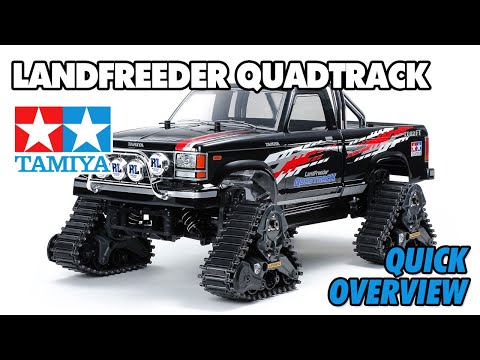 ホビーラジコン LANDFREEDER QUADTRACK Tamiya RC 1/10 Landfreeder Quadtrack TT-02FT Chassis H. P.