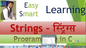 Strings | Programming In C | String Library Function | strlen | strrev |strupr| strlwr | Hindi| Urdu