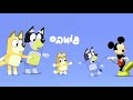 Mickey Mouse &amp; Bluey Family -  Bingo &amp; Friends  / Effects Manual 2 Effects 