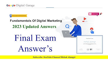 google digital garage final exam answers | updated march 2023