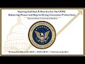 Hearing Entitled: A New Era for the CFPB: Balancing Power and Reprioritizing Consumer Protections
