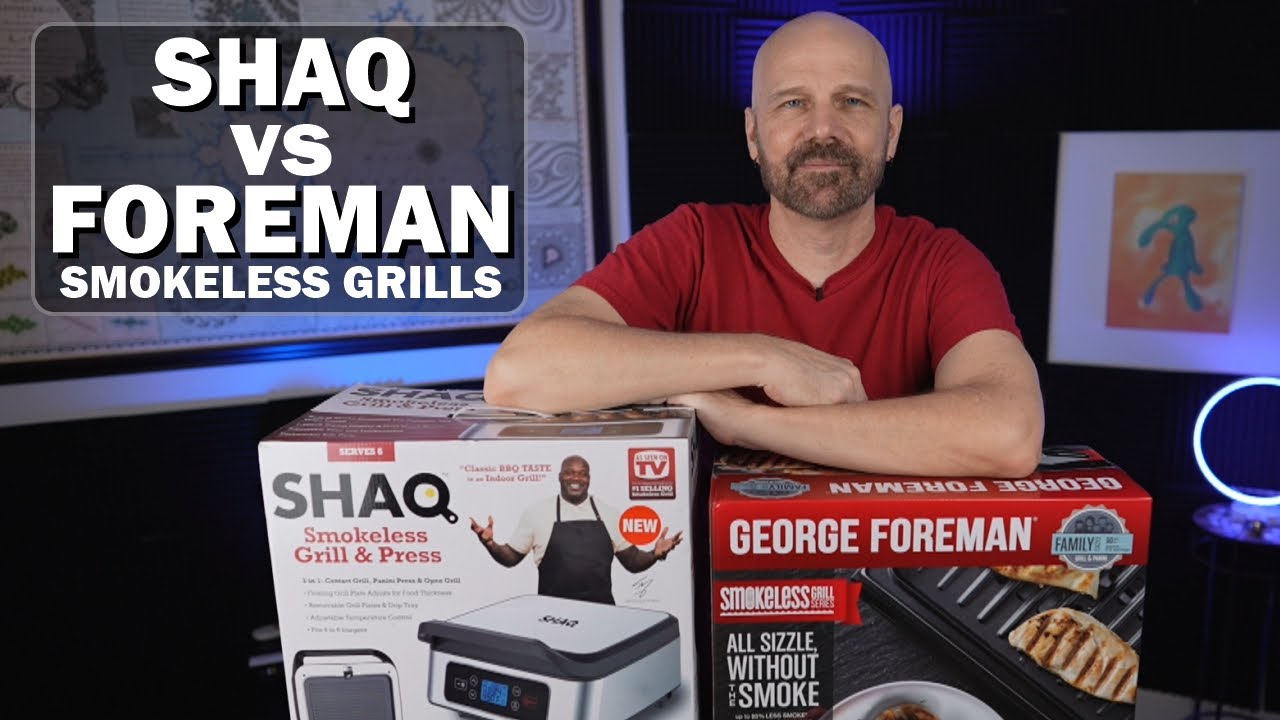 George Foreman Select-a-Temp Smokeless Grill -GRV6090B