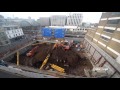 Hotel Development Kings Cross - Construction Time Lapse April 2016