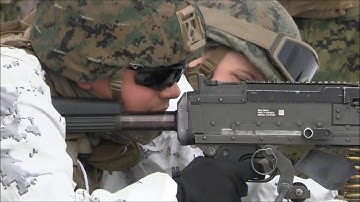 Marines Machine Gun Range on Fort Drum