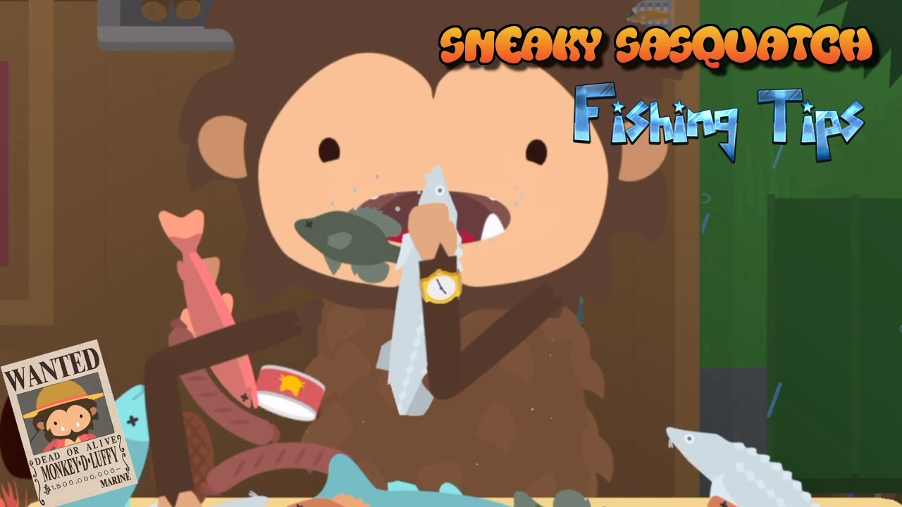 Sneaky Sasquatch Info fishing information and tips [Dinsun Video