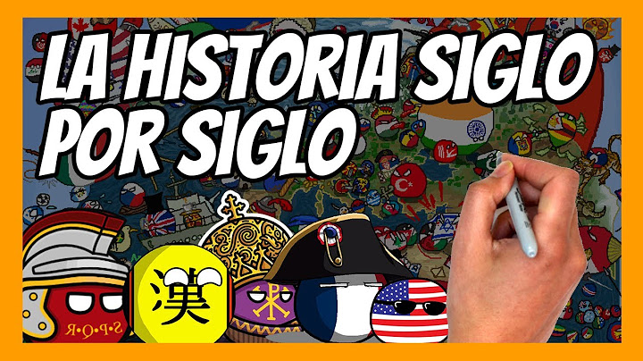 ✅ La HISTORIA DEL MUNDO siglo a siglo | La historia desde el Siglo I al Siglo XX