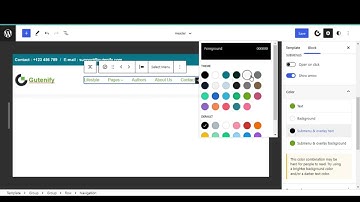 Gutenify: Editing Header section in WordPress FSE Themes.