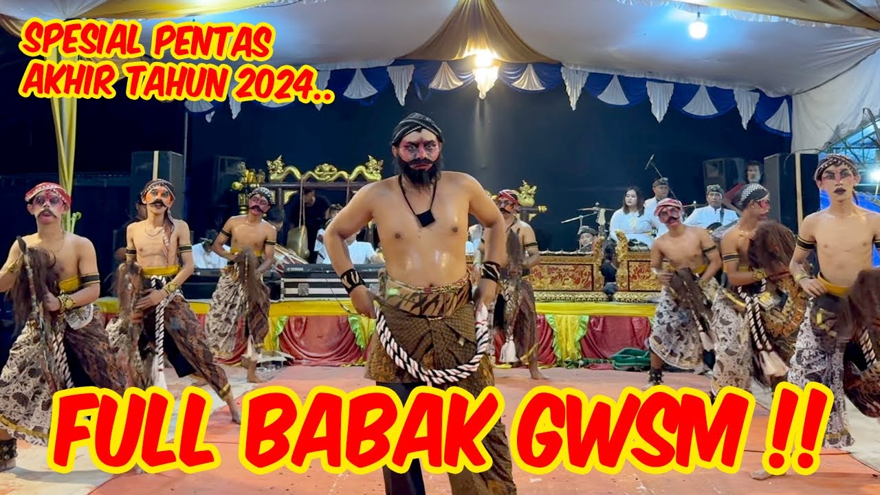 PALING DITUNGGU PENONTON !! Full Warok - Gedruk - Tari Bali GWSM live Cepek 2024