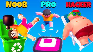 NOOB vs PRO vs HACKER - Lazy Jump