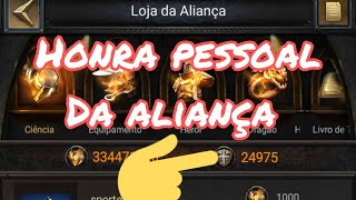 CLASH OF KINGS,  Como juntar pontos pra comprar na loja da aliança.