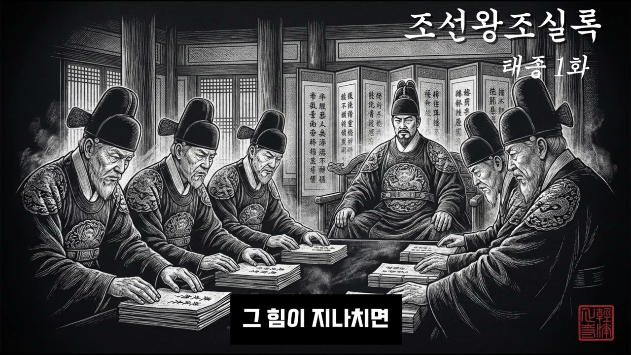 ✨5분 만에 잠 오는, 칼끝 뒤 조용한 조정, 균형이 흔들린다 | 태종 1화 | 조선왕조실록