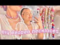 DIY TRENDY BEADED NECKLACES + PHONE CHARM