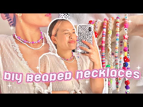 Video: How To Make A Satin And Beaded Necklace