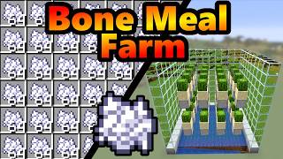 FASTEST & EASIEST Automatic Bone Meal Farm in Minecraft 26.1.2 (No Mobs Needed!)