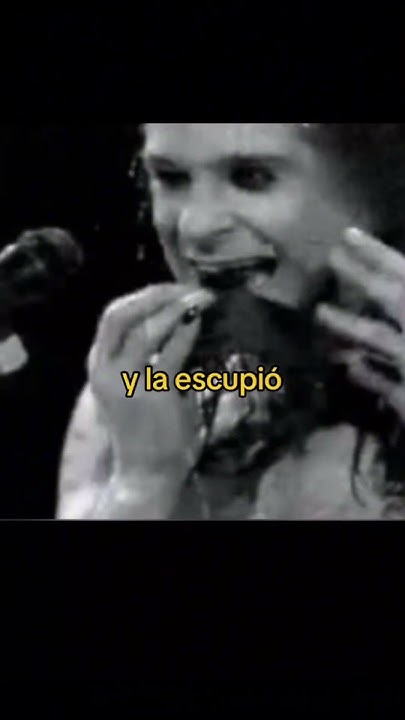 ozzy osbourne se comió un murciélago