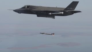 F-35B Weapons Separation Test With Laser-Guided Bomb Gbu-12 Paveway Ii