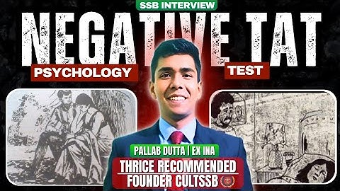 How to tackle Negative TAT pictures ? How to write a TAT story in SSB Interview| SSB Psychology Test