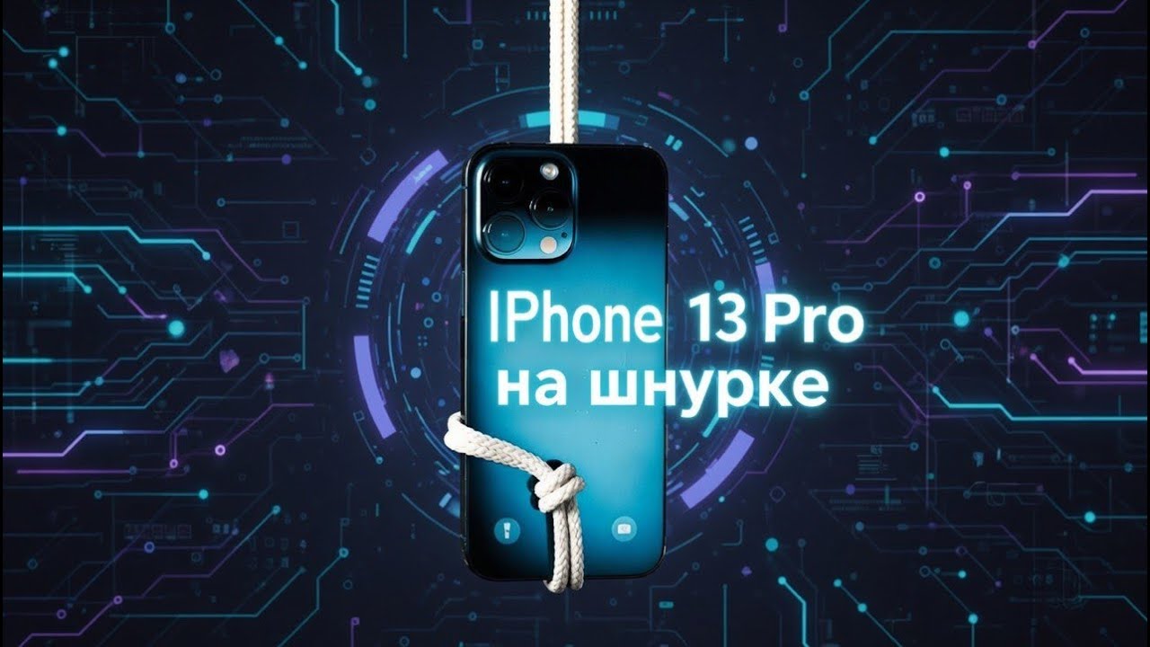 iPhone 13 Pro на шнурке
