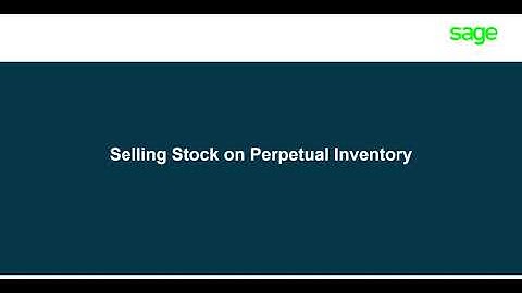 Sage Business Cloud Accounting (AME) - Advanced Inventory Overview