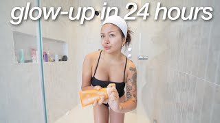Glow Up Transformation In 24 Hours *at home*