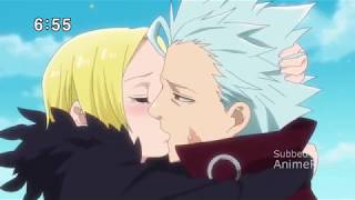 Nanatsu No Taizai Season 2 Episode 12 English Sub   Ban And Elaine Reunited Kiss