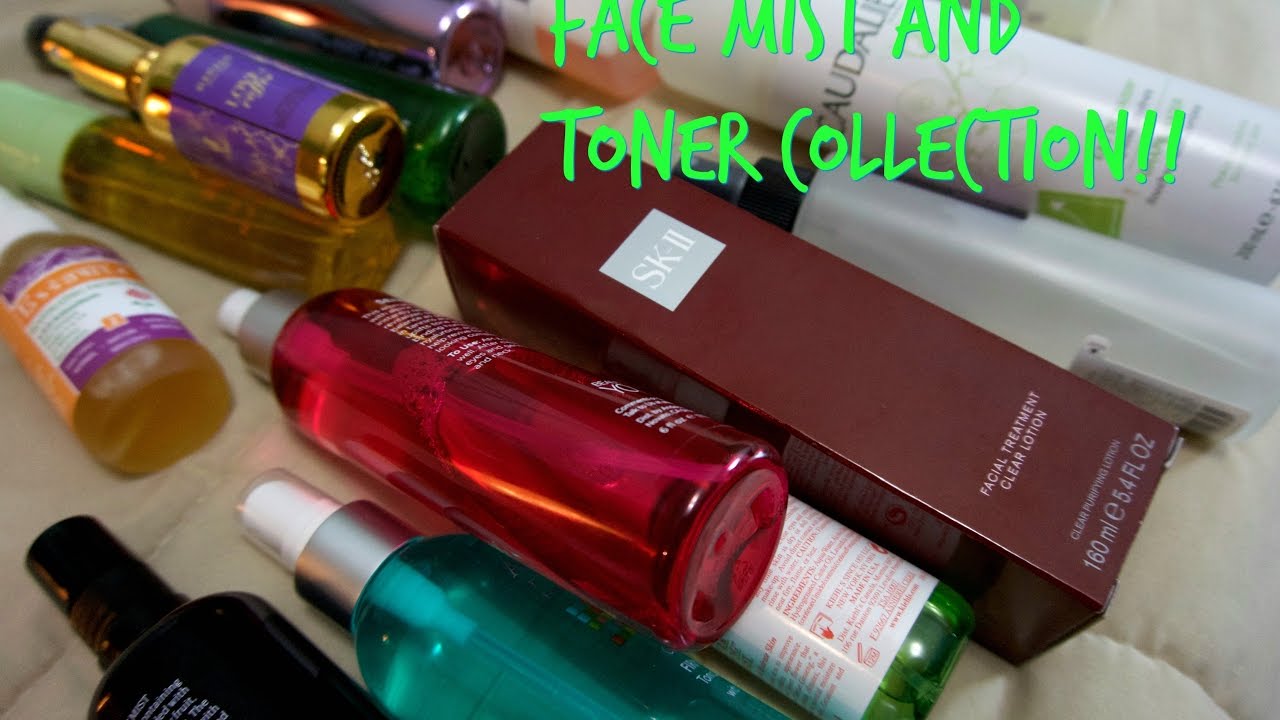 TONER AND FACE MIST COLLECTION!! YouTube