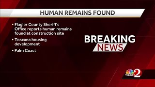 Human remains found Palm Coast