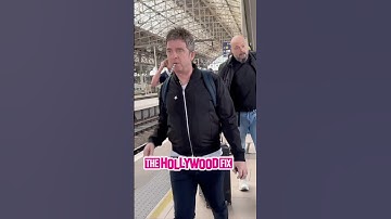 Noel Gallagher Arrives For The Oasis Reunion Concert At Manchester Piccadilly Station In The U.K.
