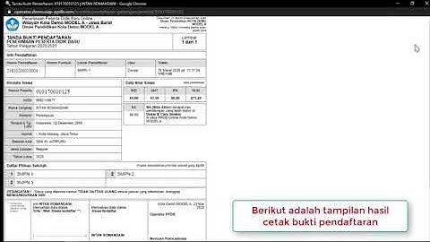 1 Panduan SIAP PPDB Online Model A Gabungan   YouTube
