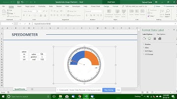 How to create a Speedometer Chart in Excel (Part-II)