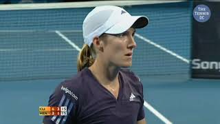 Kim Clijsters v. Justine Henin | 2010 Brisbane F Highlights
