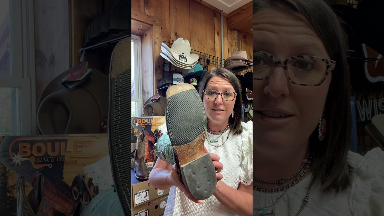 Don’t walk holes in your soles! Grab the injected leather outsoles from Boulet at Stockyard Style.