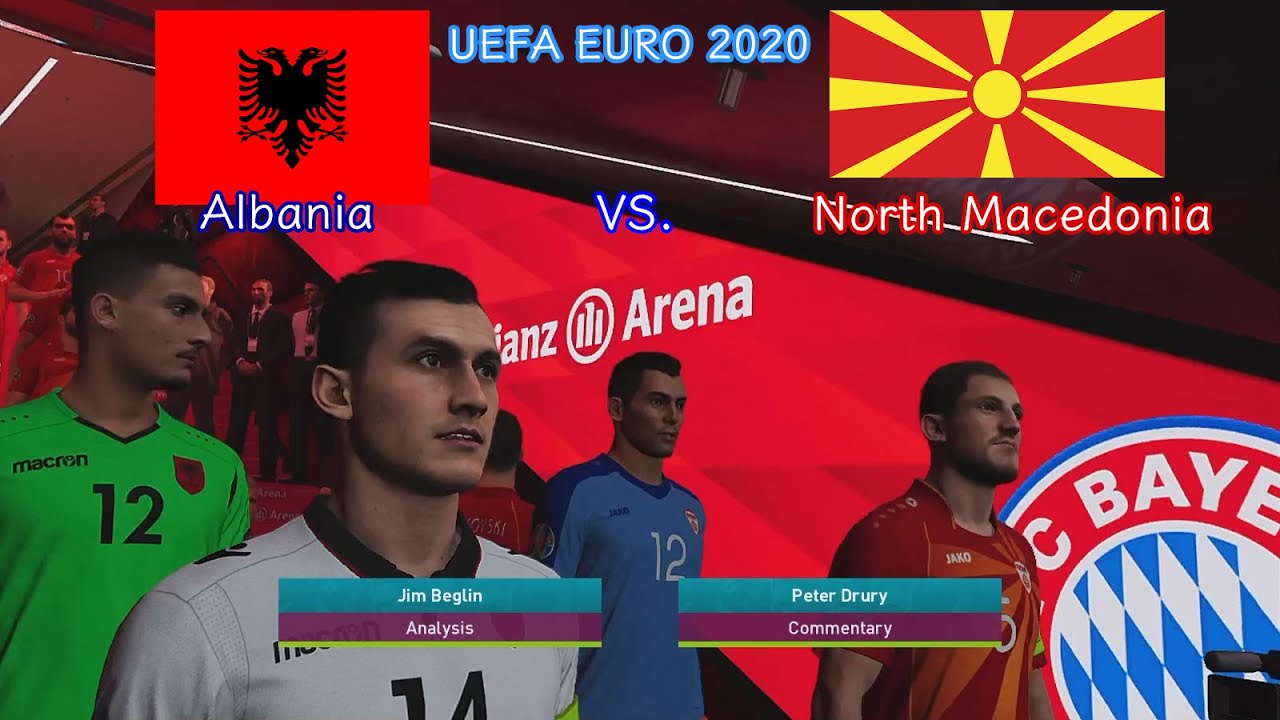 [PES2021] UEFA EURO Highlight, North Macedonia VS Albania, Group Stage
