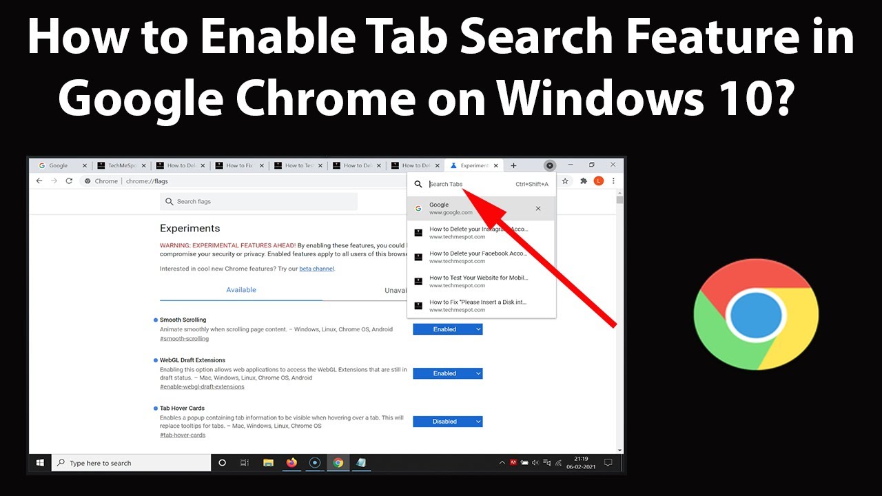 Enable now. Powerful Tab.