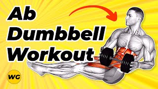 10 MIN Ab Workout (Dumbbells Only) Build 6 Pack Fast