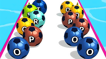 AZ Run ABC Ball Runner All Levels Gameplay Walkthrough (Android Ios) Level 180