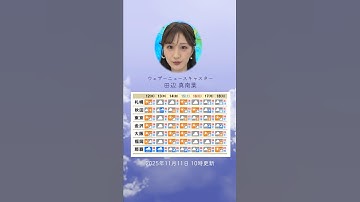 【週間天気】今週の天気は？#通勤タイパ #今週の天気 #news