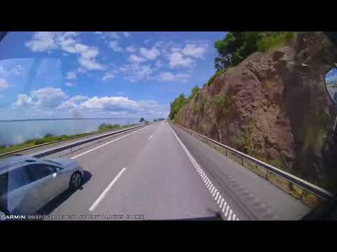 4k Jönköping. Vättern. Sverige.  Alabora Foxall Pale Blue Remix .sound