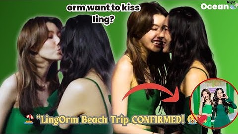 🏖️ “LingOrm Beach Trip CONFIRMED! 😭💖 Fans Can’t Handle Their Flirty Moments!”#lingorm #gl 