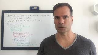 Breaking down large tasks