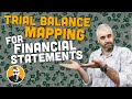 Mapping a Trial Balance to Create a Set of Financial Statements