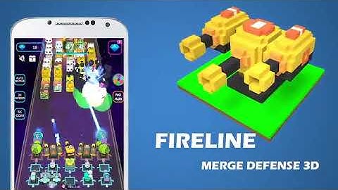 (No Sound) Fireline Merge Defense 3D Part 7