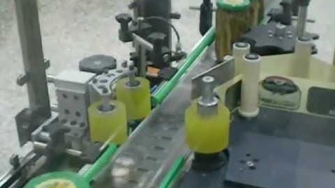 Front and Back Labeling Machine for round jar,3 Roller Wrap Machine Labeling
