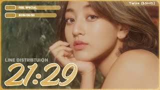 Twice 트와이스 - 2129 - Line Distribution