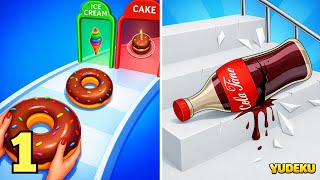 🥐🎢 Bakery Stack X Fragile Roll 3D – Stack & Roll Carefully! 😱🔥 screenshot 2