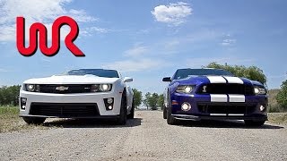 2013 Chevrolet Camaro ZL1 & 2013 Ford Shelby GT500 Mustang  - WINDING ROAD POV Test Drive(Like our POV videos? Subscribe to our channel! For the best listening experience during the POV video, we recommend headphones. The POV test drive beings ..., 2012-08-07T01:39:31.000Z)